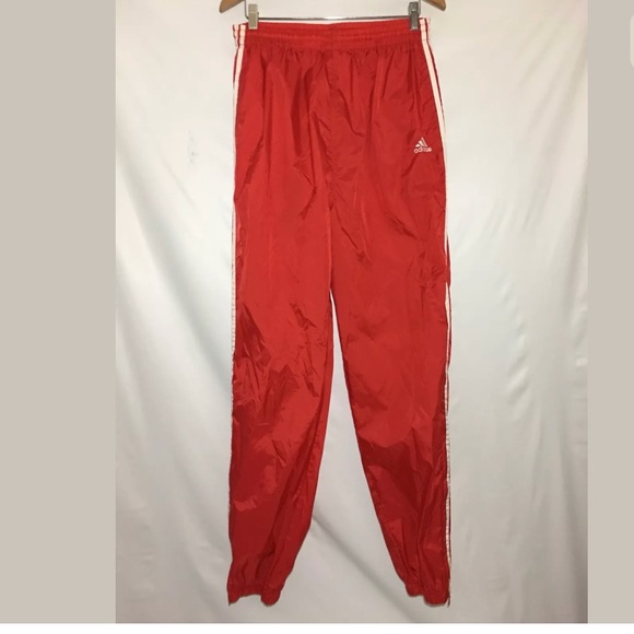 red adidas sweats